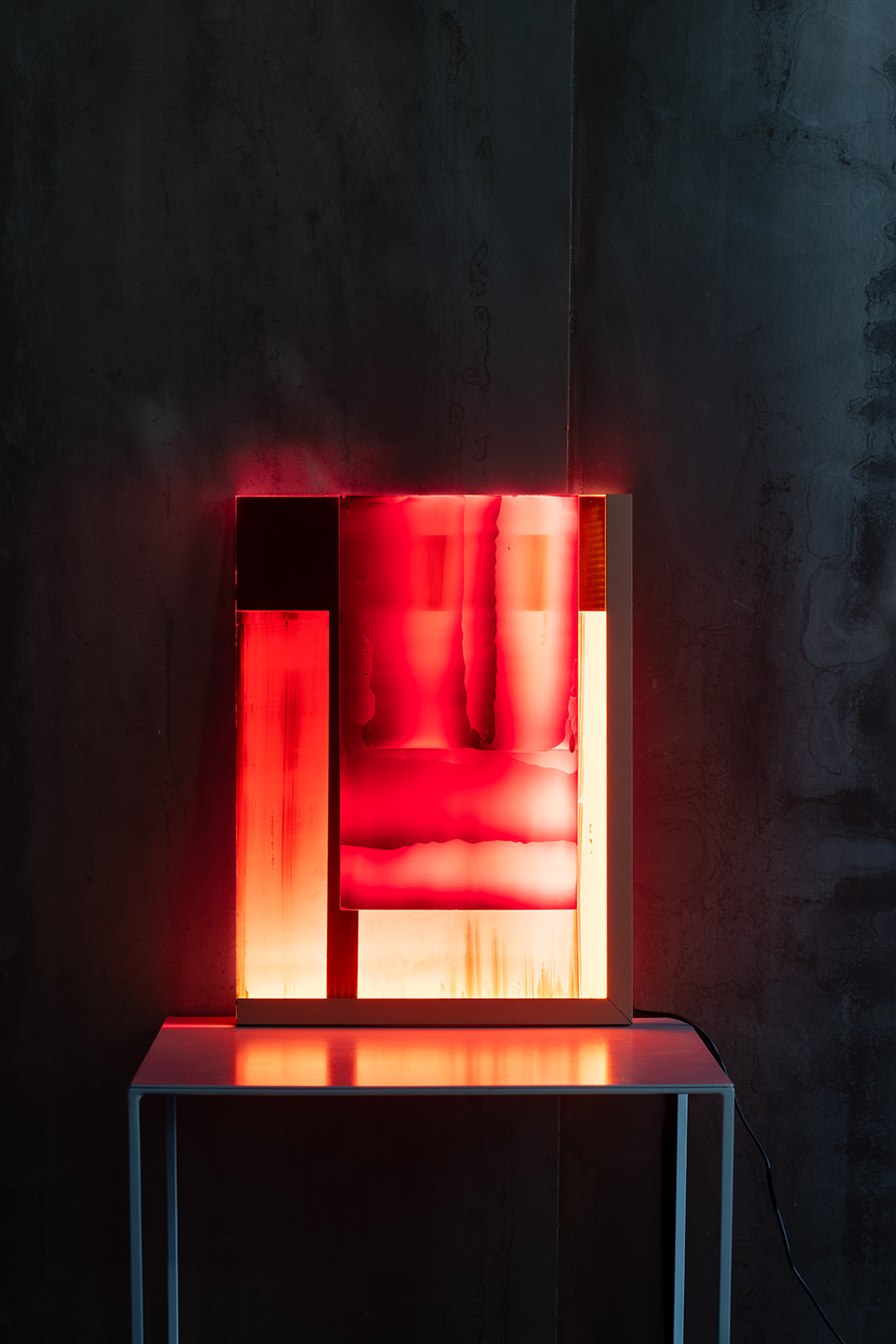 KeerLicht XI, schilderij van Alanis Blondeel, 30 x 40 cm